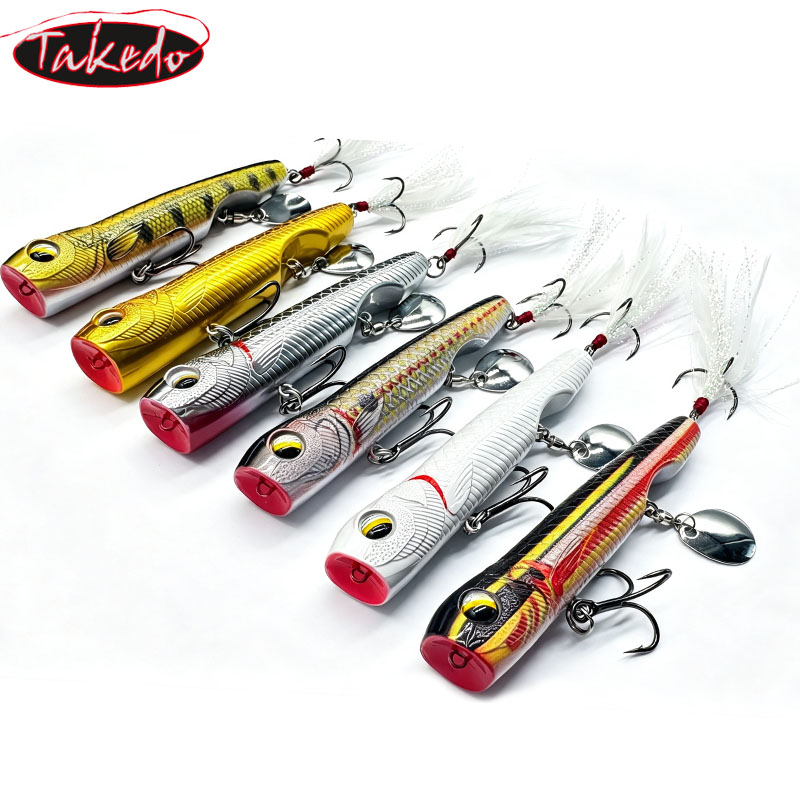 Fishing Hook Treble - TAKEDO 10G Top Water Popper Przynęta