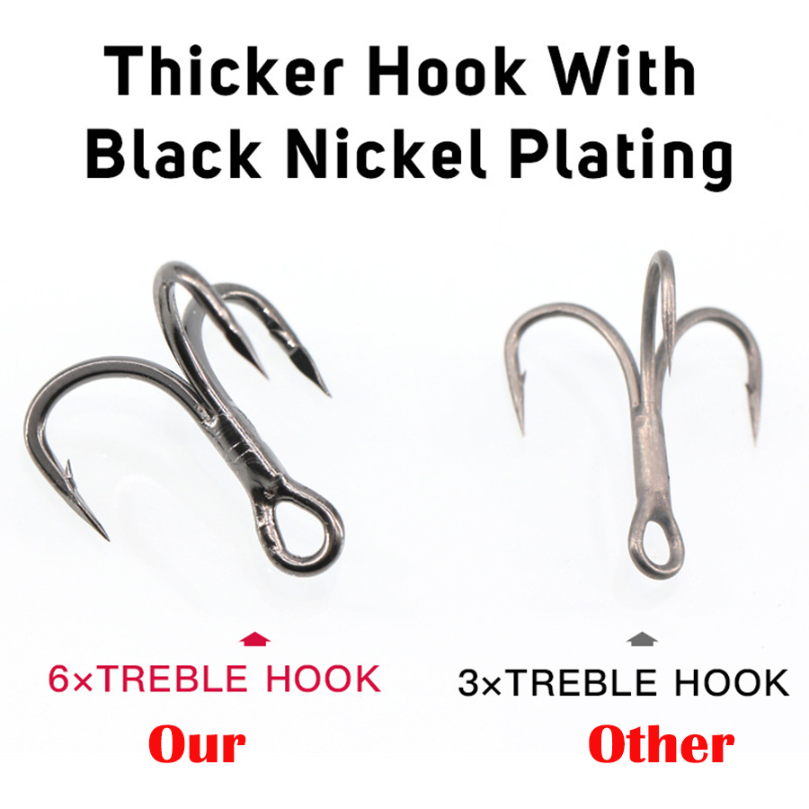 6X haczyki wędkarskie czarne 1 – Fishing Hook Assortment recenzja i cena